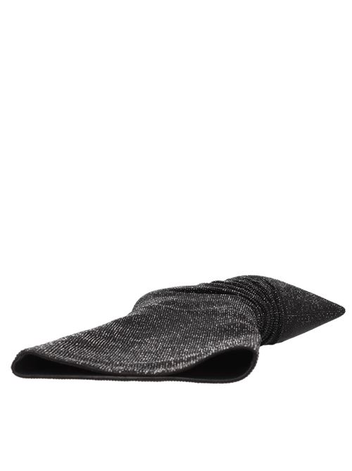 Stivali in tessuto e strass LOLA CRUZ | 314B00BKNERO